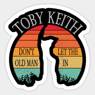 toby keith Sticker